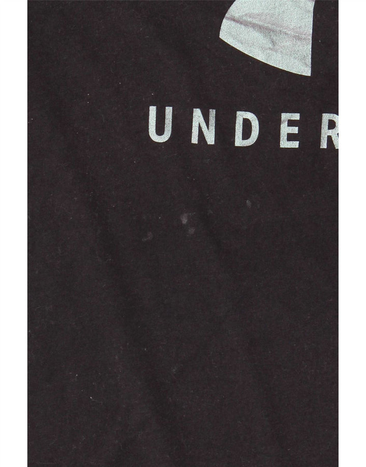 Under Armour T-shirt graphique pour femme UK 12 Noir moyen