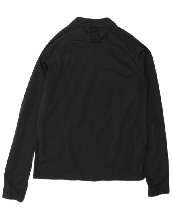 Nike Garçons Dri Fit Zip Neck Sweatshirt Jumper 12-13 ans Grand Noir