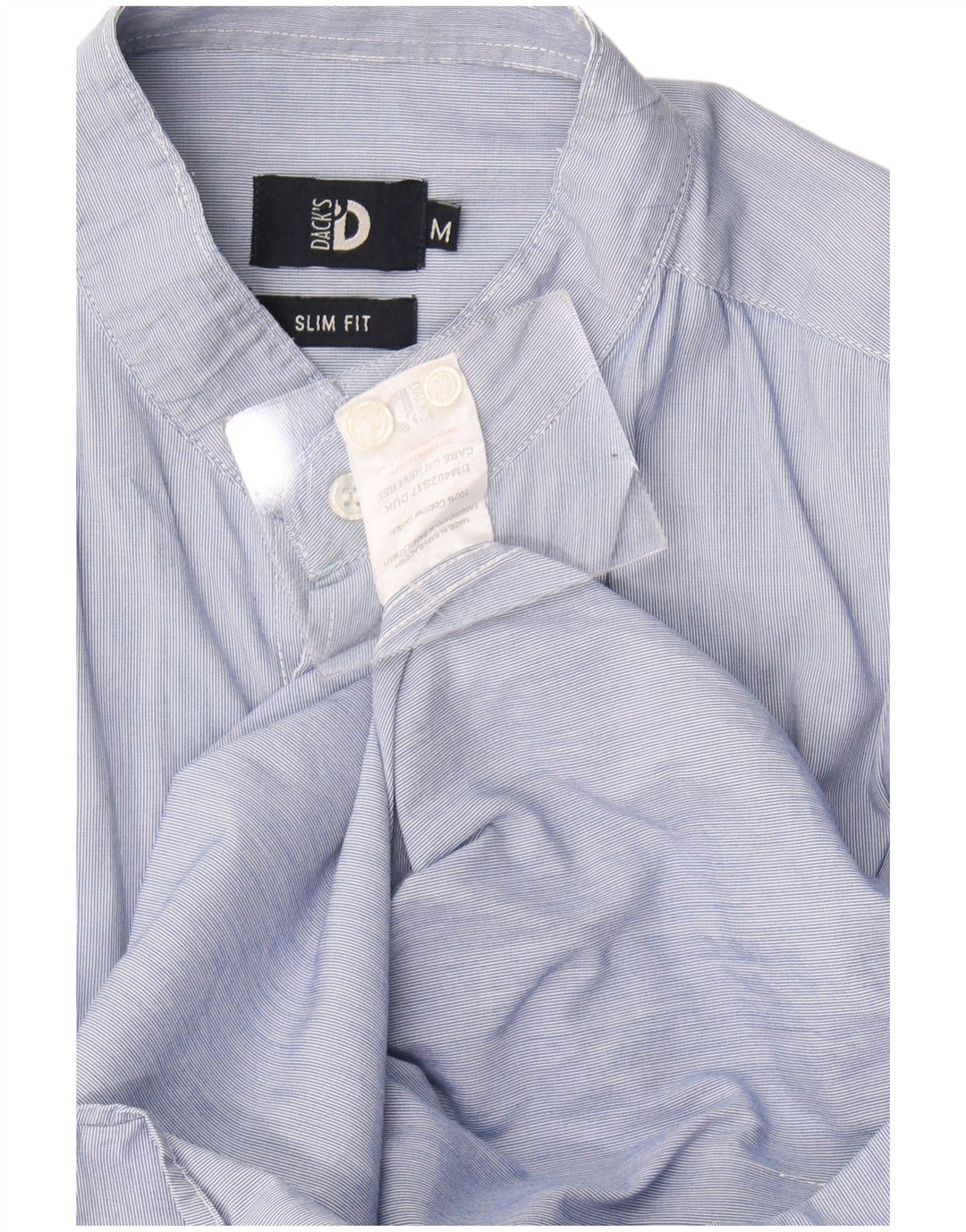 Dack's Chemise Slim Fit Homme Bleu Moyen Coton
