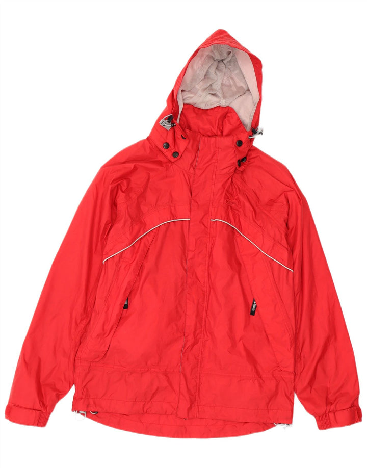 SALEWA Veste Coupe-Vent à Capuche Homme IT 46 Petit Rouge Polyamide