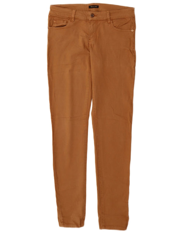Massimo Dutti Pantalon décontracté skinny pour femme EU 38 Small W28 L31 Marron