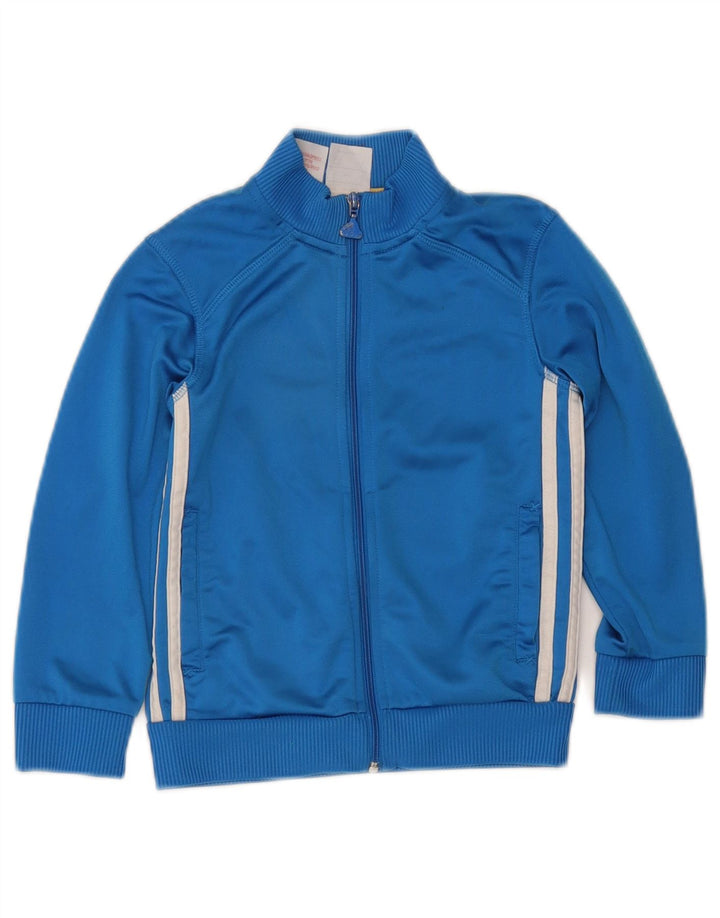 Veste de survêtement Adidas Garçon 5-6 ans Bleu Polyester