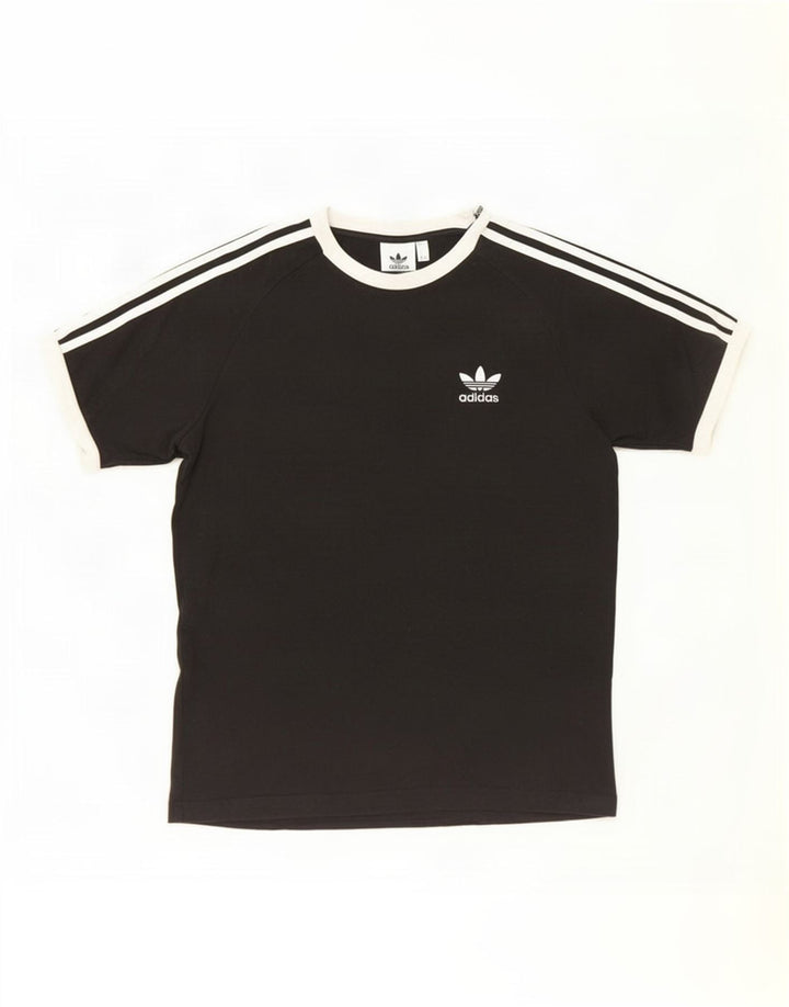 Adidas T-Shirt Homme Haut Noir Moyen Coton