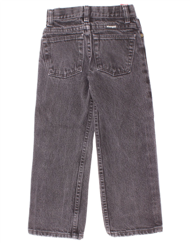 Wrangler Jeans Slim Garçon 7-8 ans W22 L20 Gris Coton