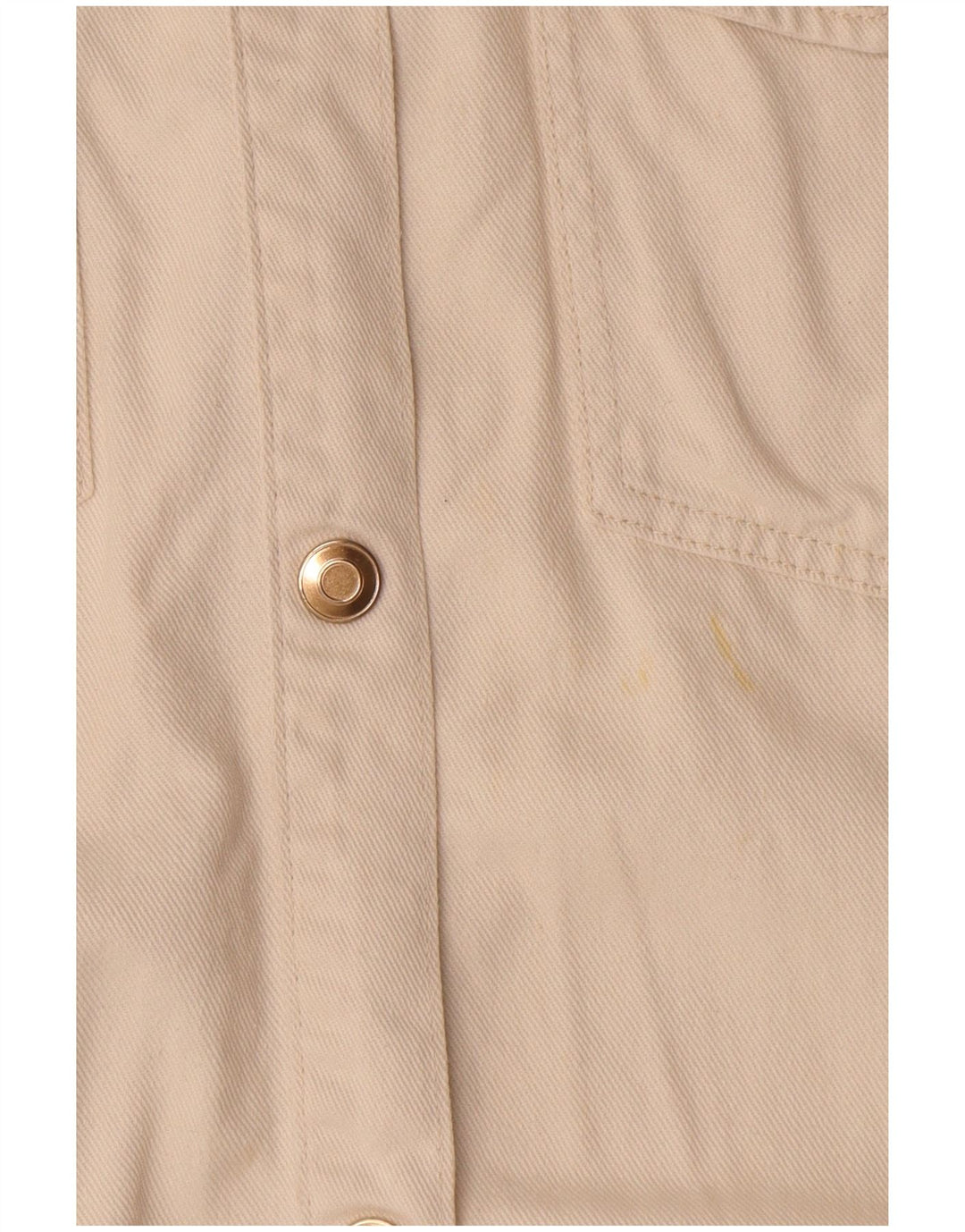Zara Womens Bomber Jacket UK 10 Petit coton blanc cassé