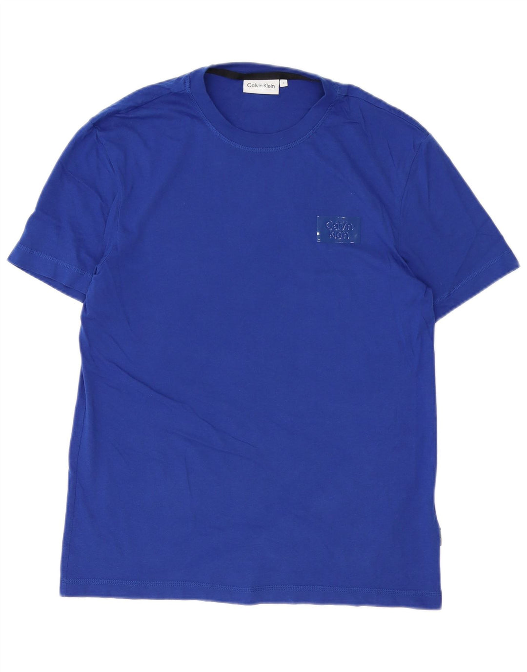 Calvin Klein T-Shirt Homme Petit Bleu Coton