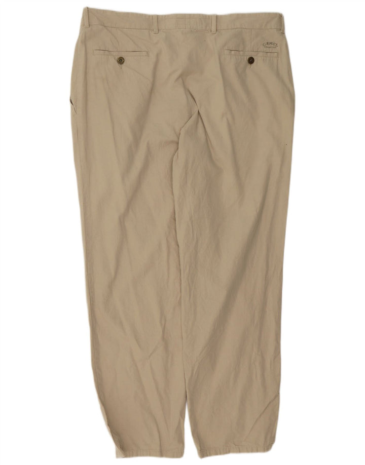 CAMEL ACTIVE Pantalon de Costume à Chevilles Homme W40 L30 Coton Beige