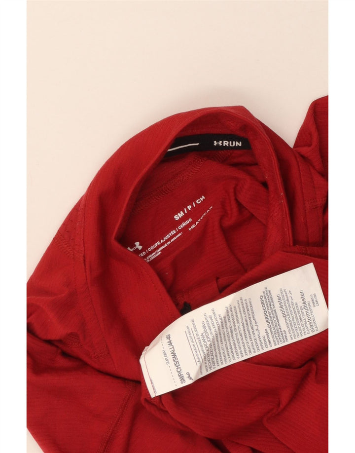 Under Armour Haut de Survêtement Heat Gear Zip Neck Homme Rouge