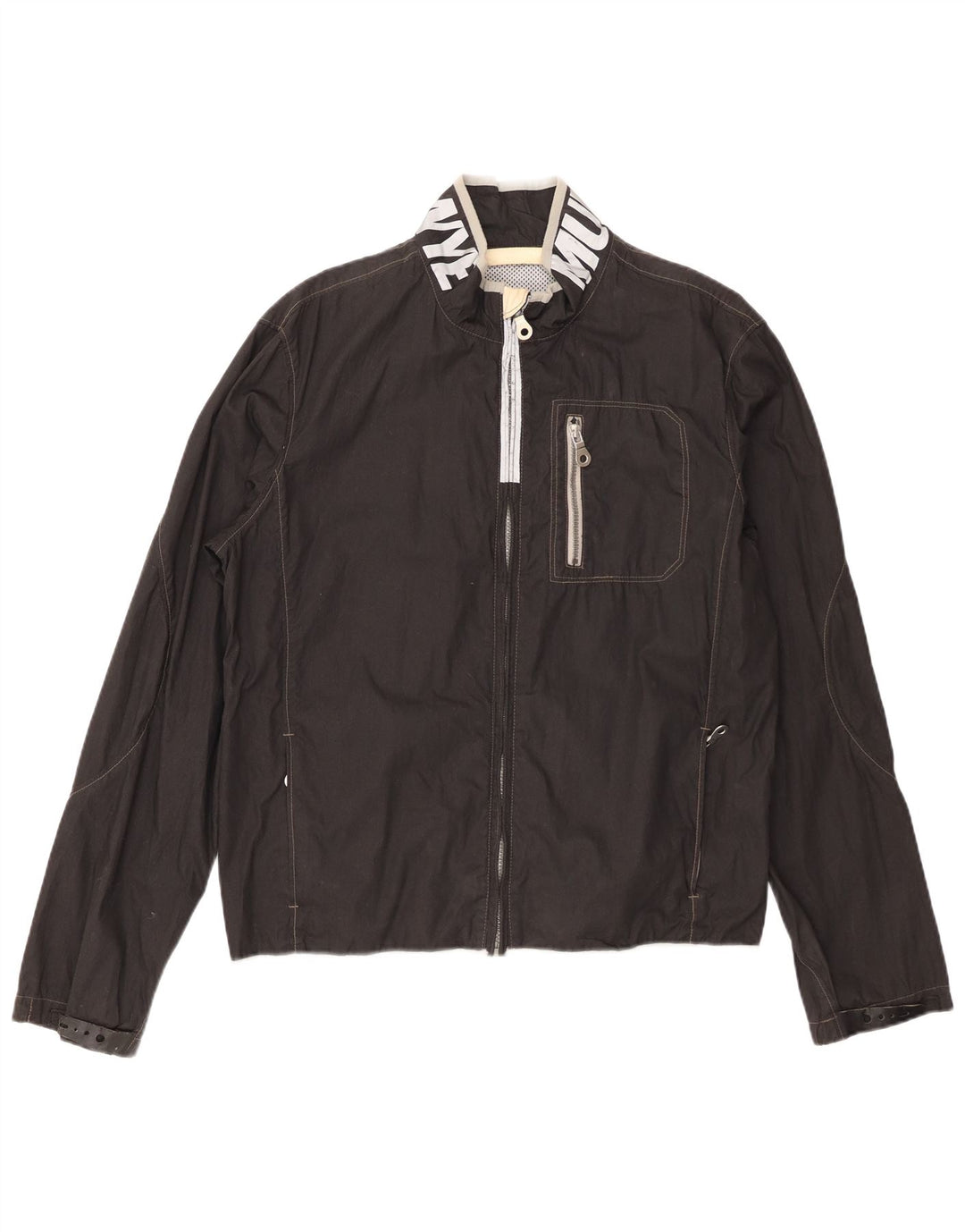 Murphy & Nye Veste bomber graphique pour femme UK 18 XL Coton noir