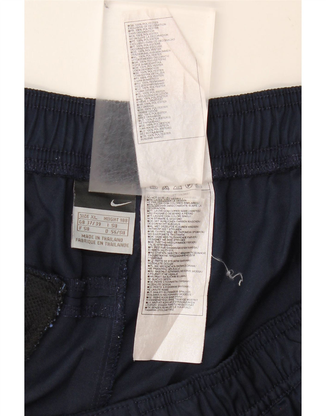 NIKE Mens Sport Shorts XL  Navy Blue Polyester Vintage Nike and Second-Hand Nike from Messina Hembry 