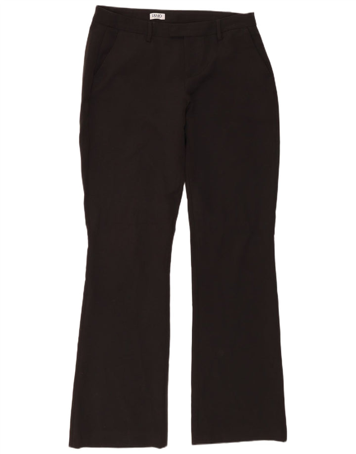 Liu Jo Pantalon décontracté bootcut pour femme W32 L33 Noir