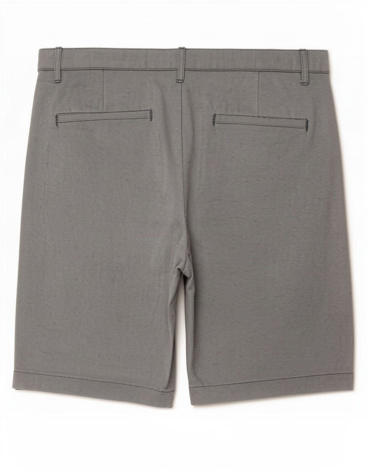 Zara Short Chino Homme EU 40 Medium W31 Gris Coton
