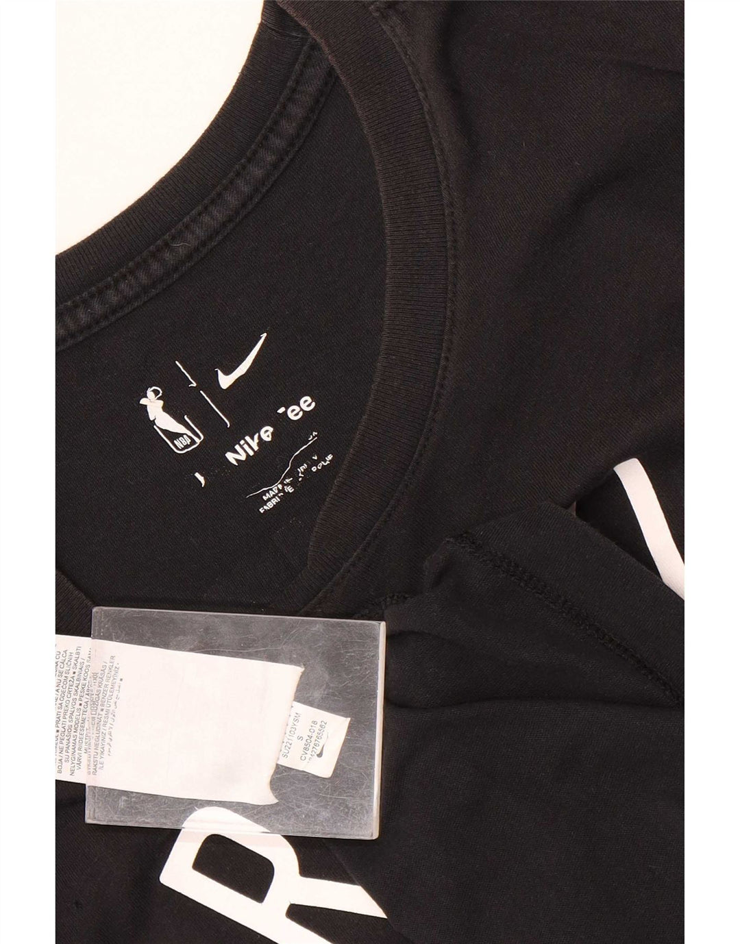 Nike Homme Brooklyn Graphic T-Shirt Haut Petit Noir Coton