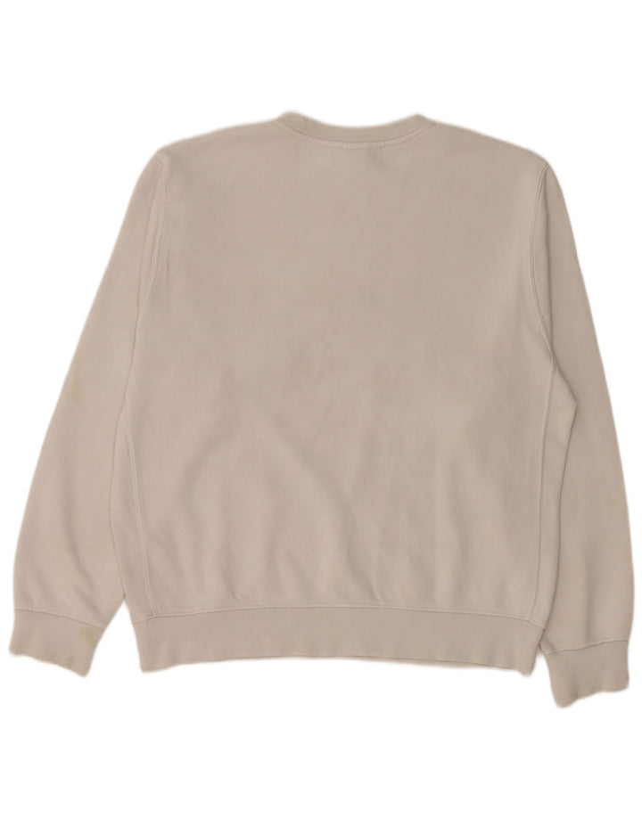 NIKE Sweat-shirt graphique pour homme en coton gris moyen