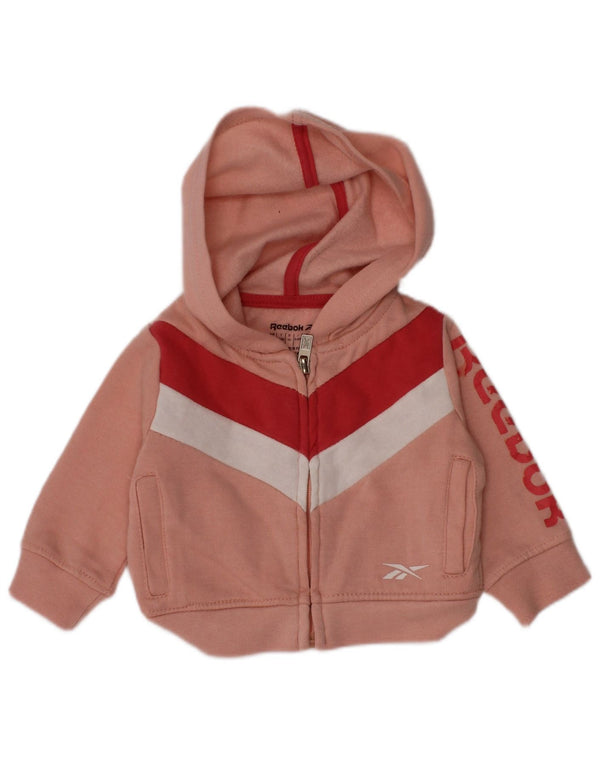 Reebok Survêtement complet graphique pour bébé fille 3-6 mois Rose Colourblock