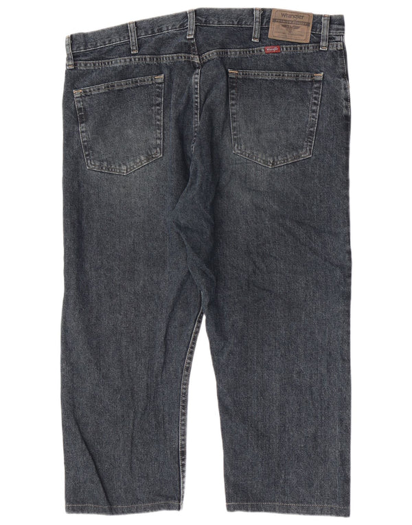 Wrangler Jean droit homme W40 L23 bleu marine coton