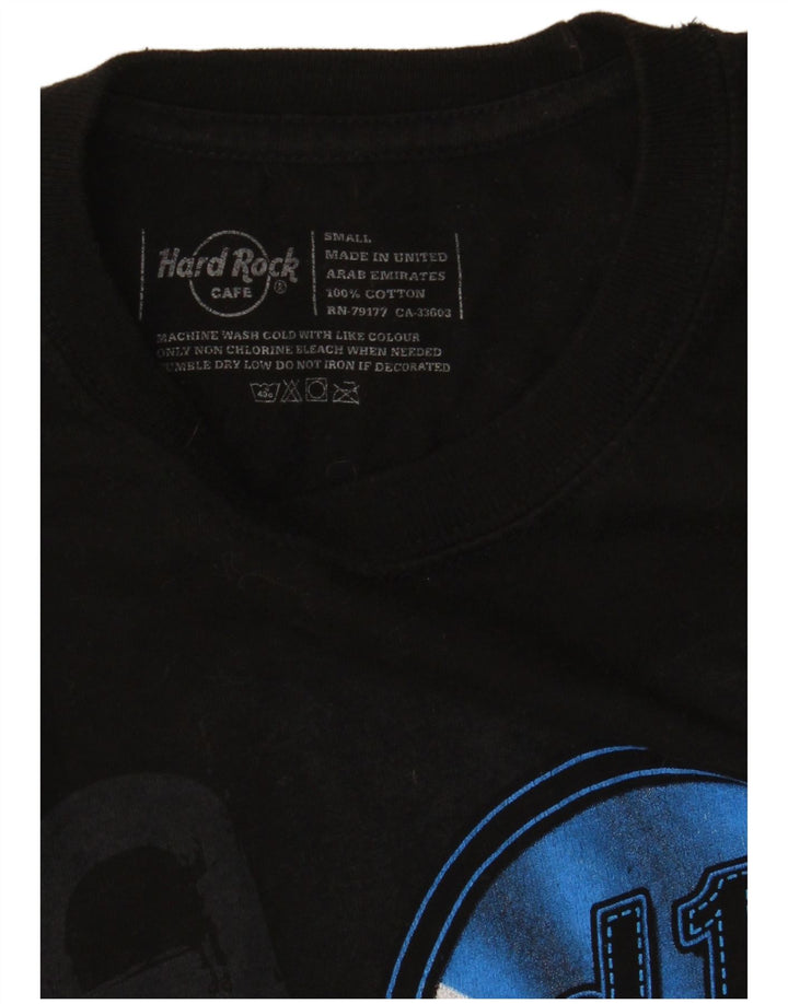 HARD ROCK CAFE T-shirt graphique Edinburgh pour hommes, petit coton noir