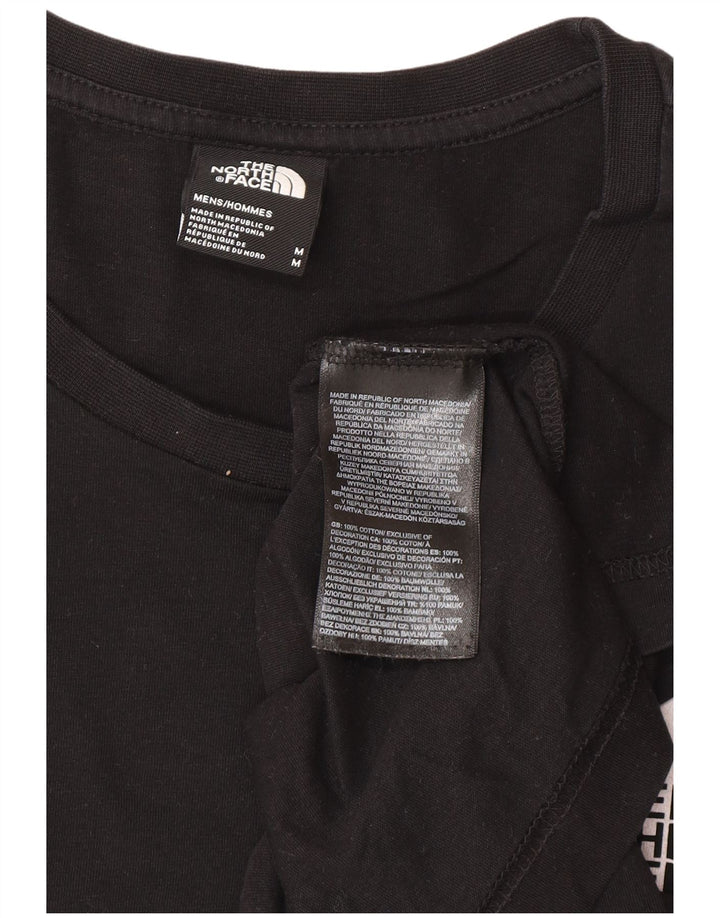 The North Face T-shirt graphique pour homme en coton noir moyen