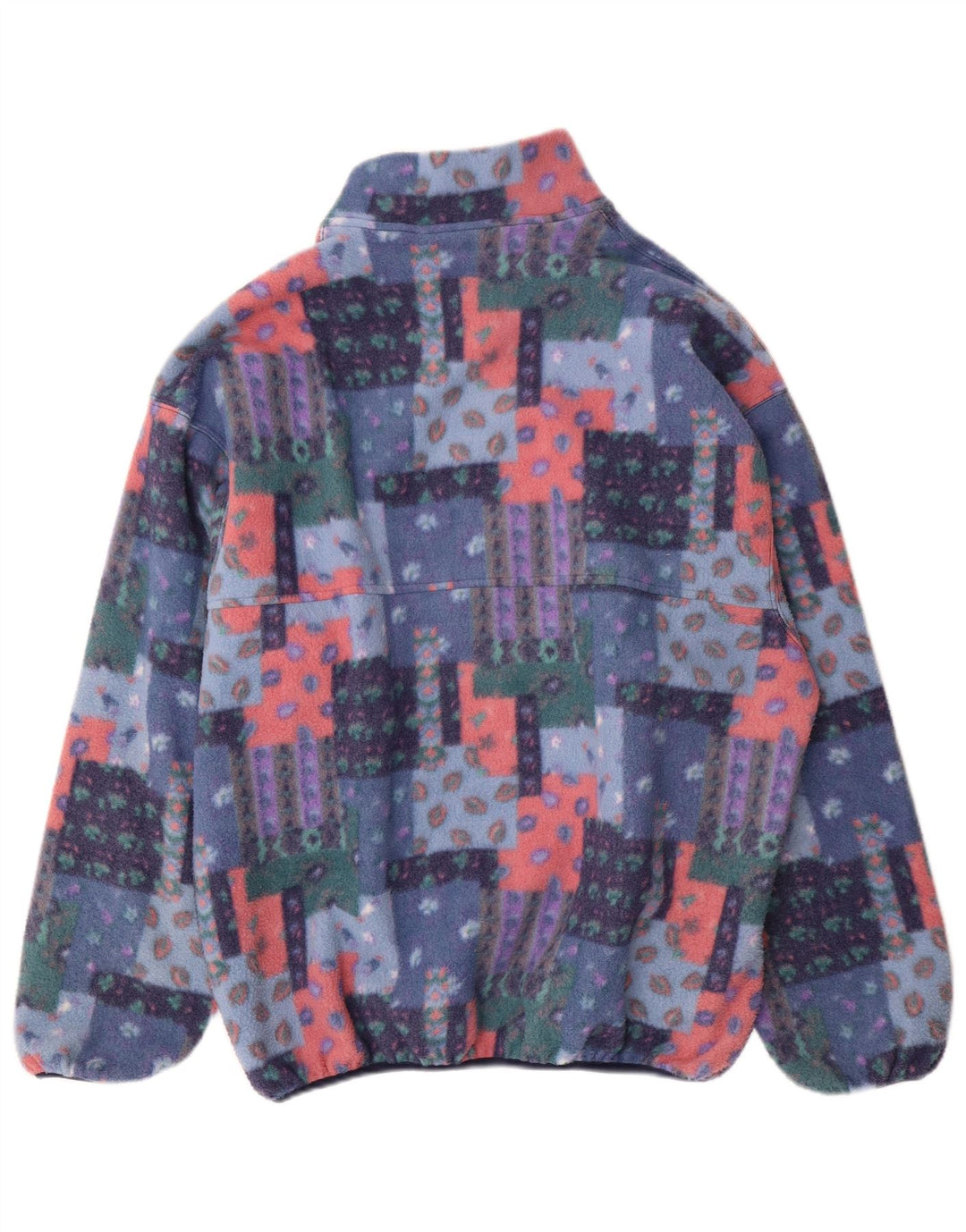 Rifle Pull polaire à col boutonné pour homme XL Multicolore Patchwork Polyester