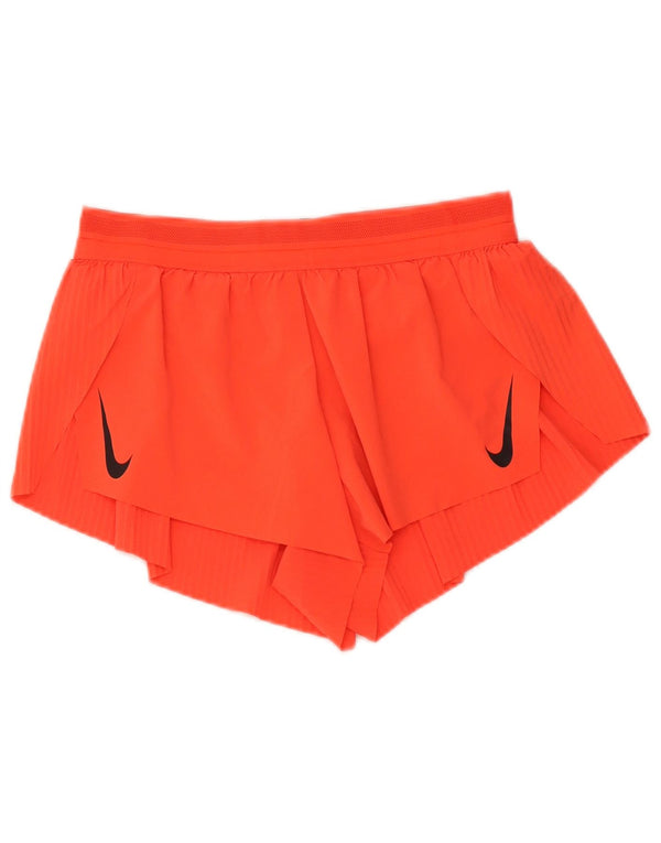 Nike Short de sport Dri Fit pour femme UK 10 Small Orange