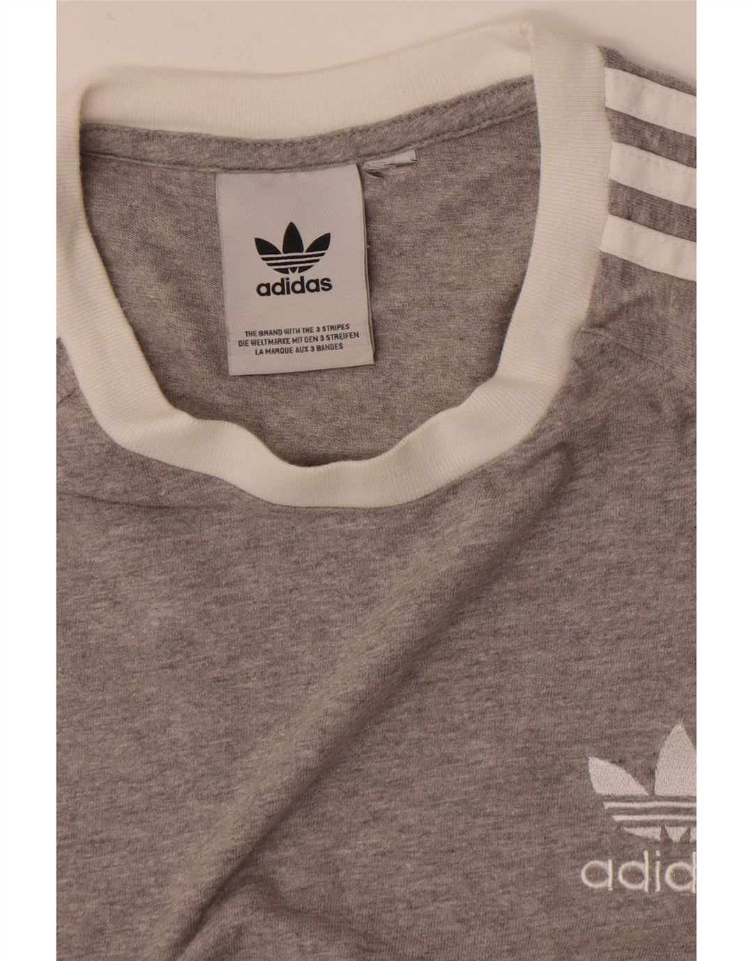 Adidas T-Shirt Homme Petit Gris Moucheté