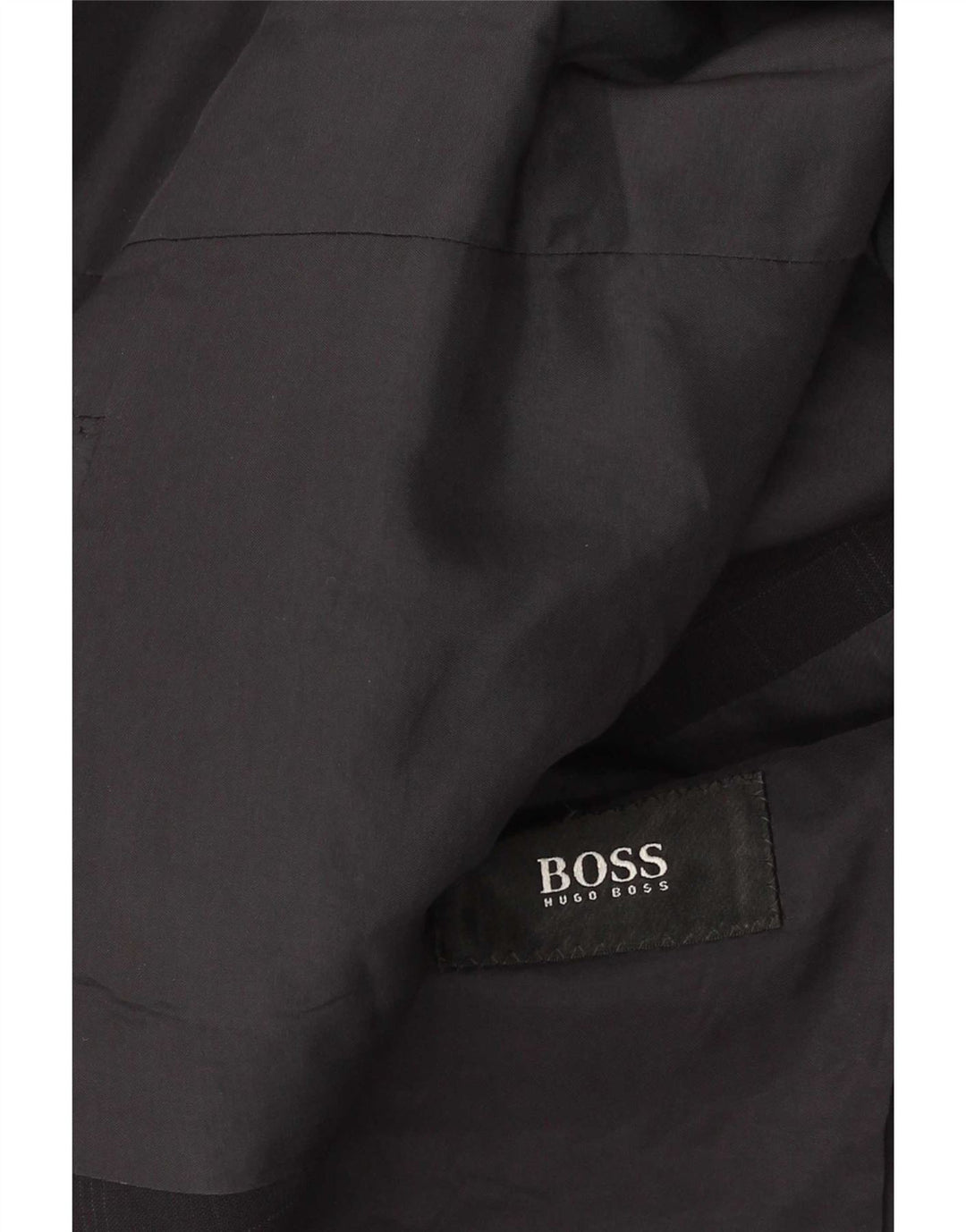Hugo Boss Veste blazer à 3 boutons pour homme UK 38 Bleu marine moyen à carreaux