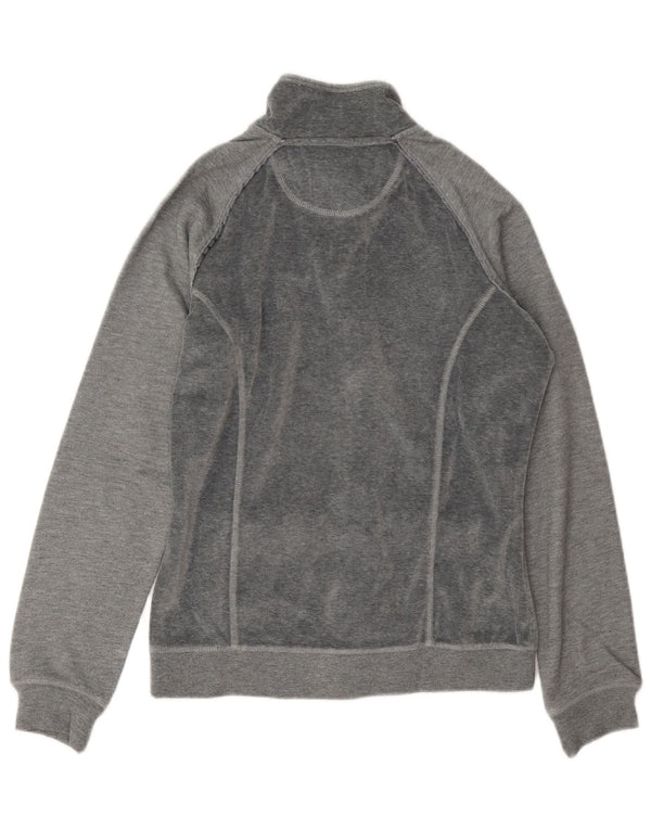 Champion Veste de survêtement en velours Heritage Fit pour femme UK 14 Gris moyen