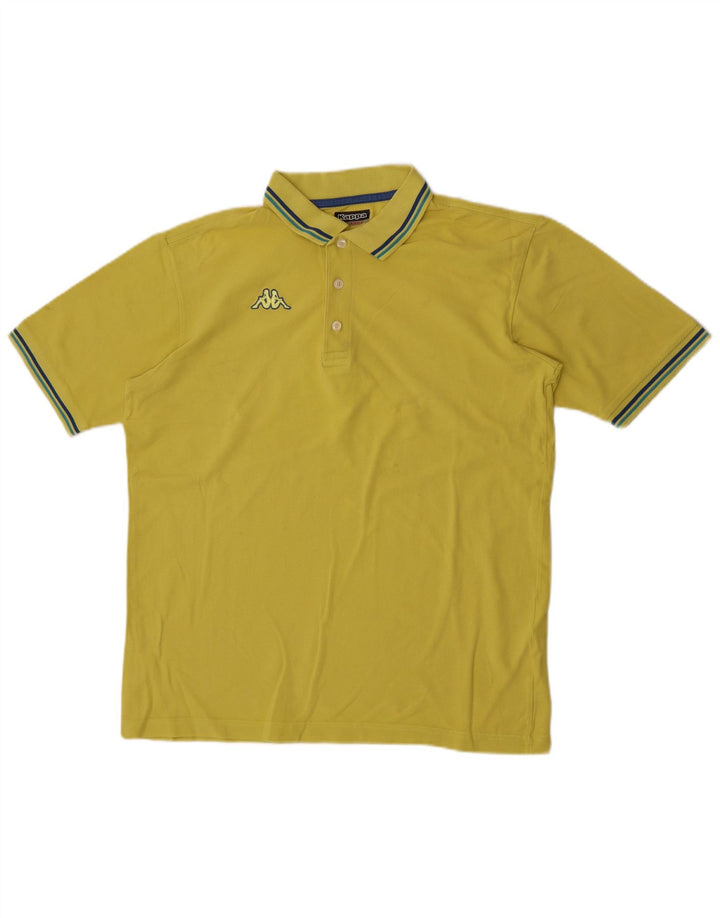 Kappa Polo Homme XL Jaune