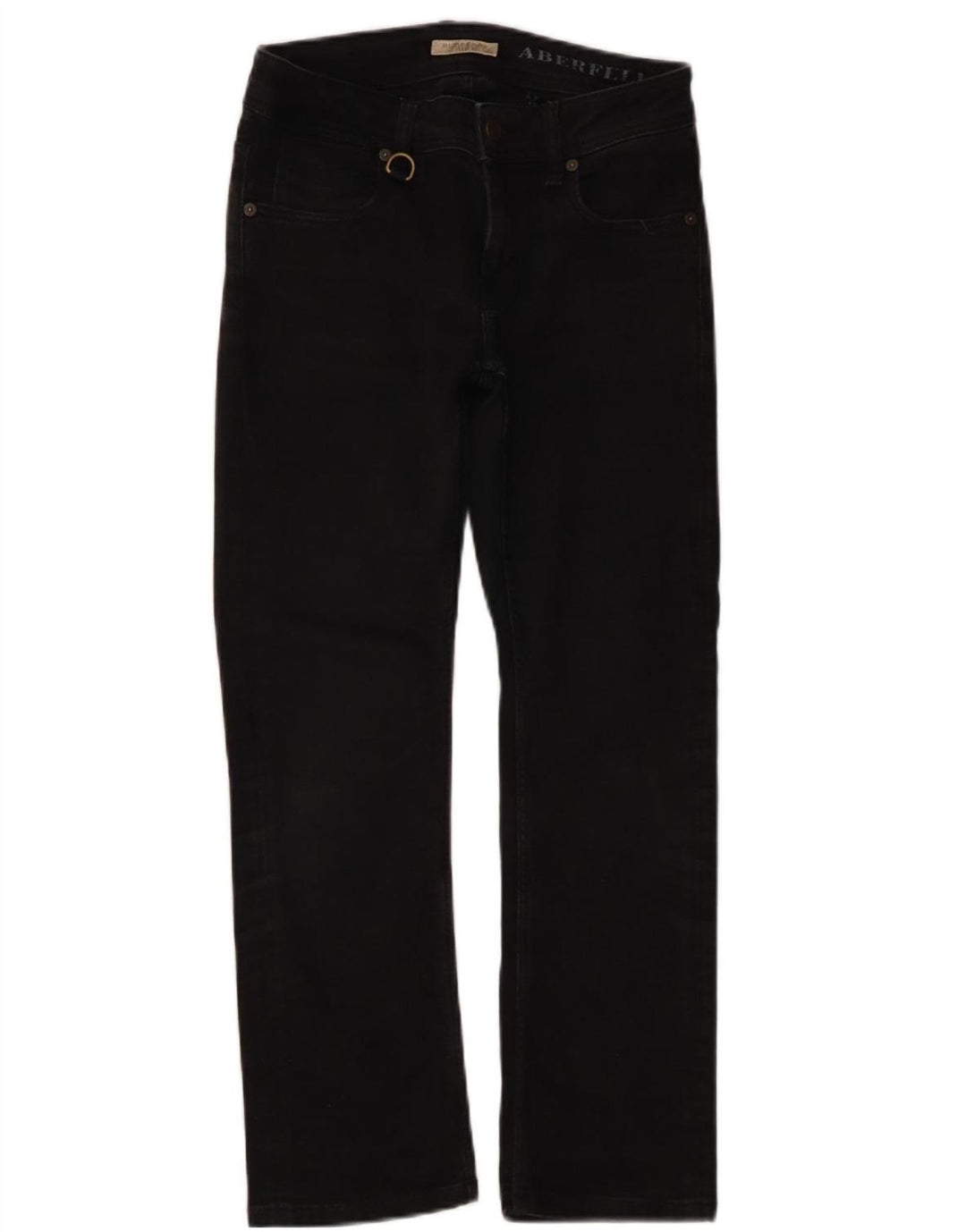 Burberry Jean droit femme W26 L25 coton noir