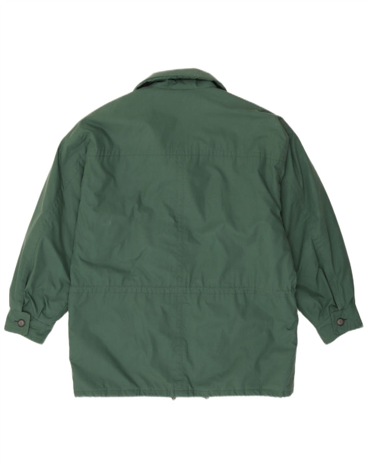 Angelo Litrico Manteau matelassé coupe ample pour homme IT 58 en coton vert moyen