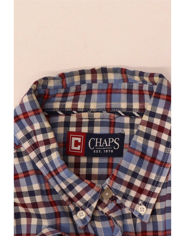 Chaps Chemise Homme Grand Vichy Multicolore