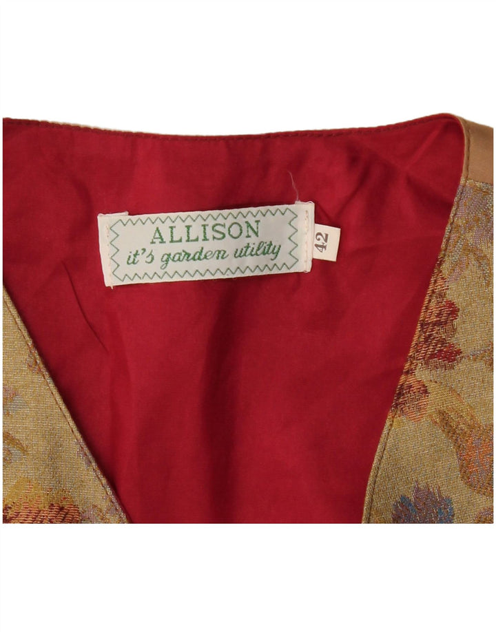 Allison Gilet Femme IT 42 Vert Moyen Floral