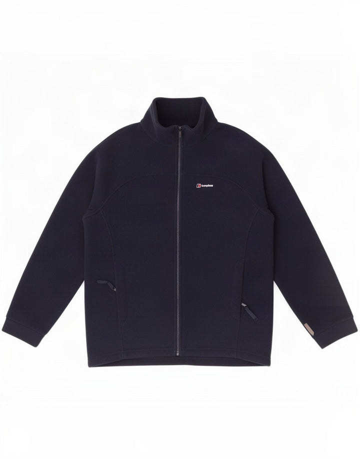 Berghaus Veste Polaire Femme UK 14 Large Bleu Marine Polyester