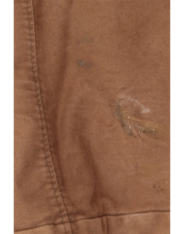 Fat Face Veste de sport à capuche surdimensionnée pour femme UK 16 Large Marron Coton