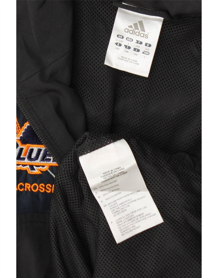 Adidas Veste de Survêtement Graphique Garçon 13-14 Ans Noir Polyester