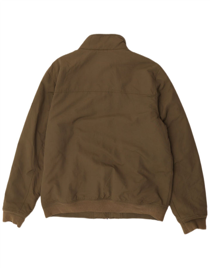 Tommy Hilfiger Veste Bomber Homme UK 42 XL Kaki Polyamide
