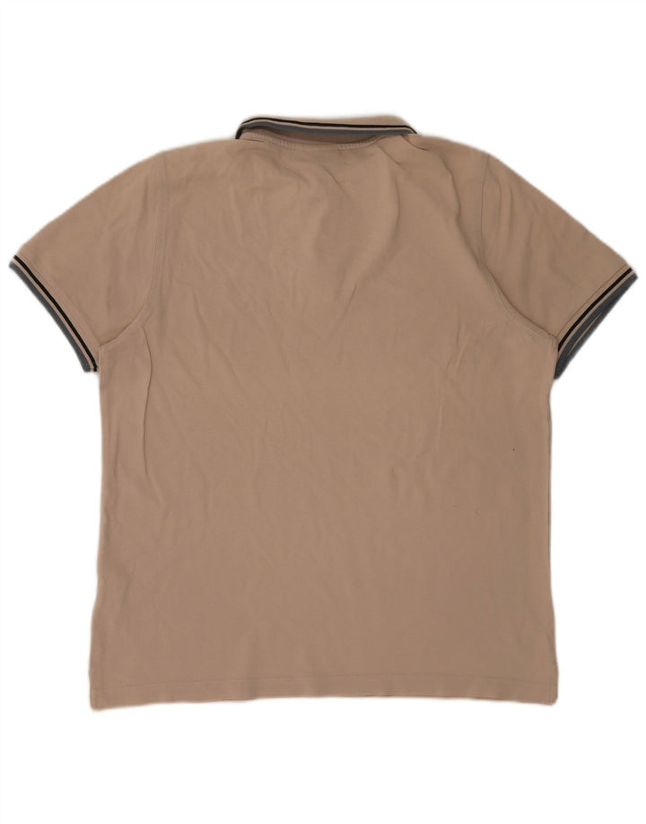 Lotto Polo Homme Large Beige Coton
