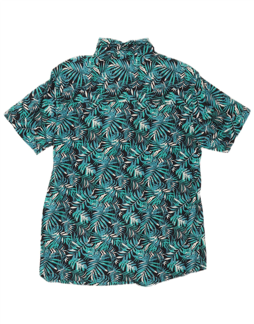 Mountain Warehouse Chemise à manches courtes pour homme Turquoise moyen Floral hawaïen