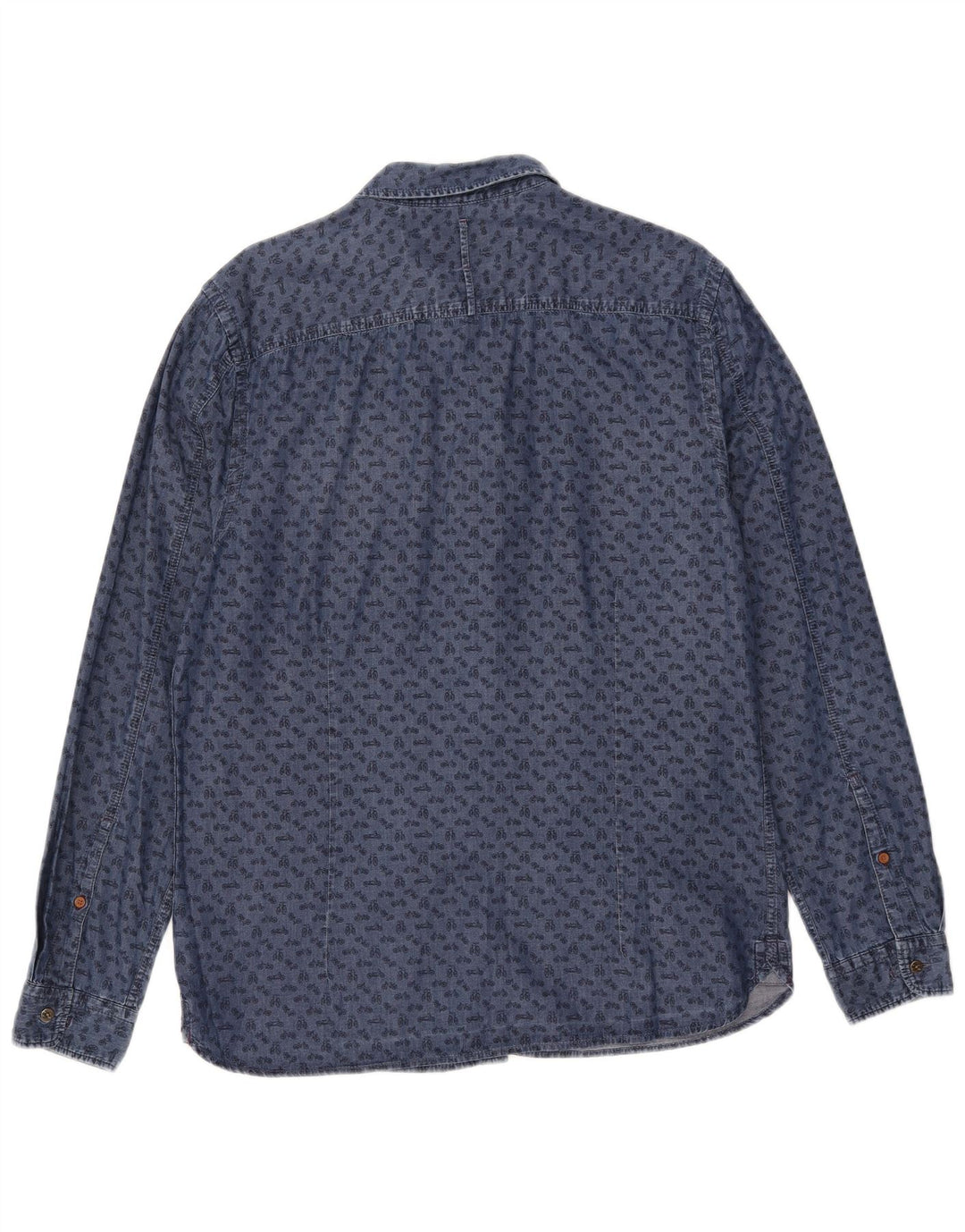 Chemise Slim Fit à motif abstrait White Stuff Homme Bleu Large Coton