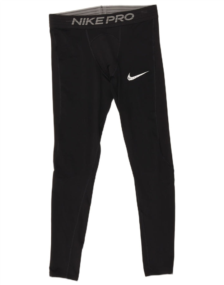 Nike Legging graphique coupe ajustée pour homme Noir moyen Polyester