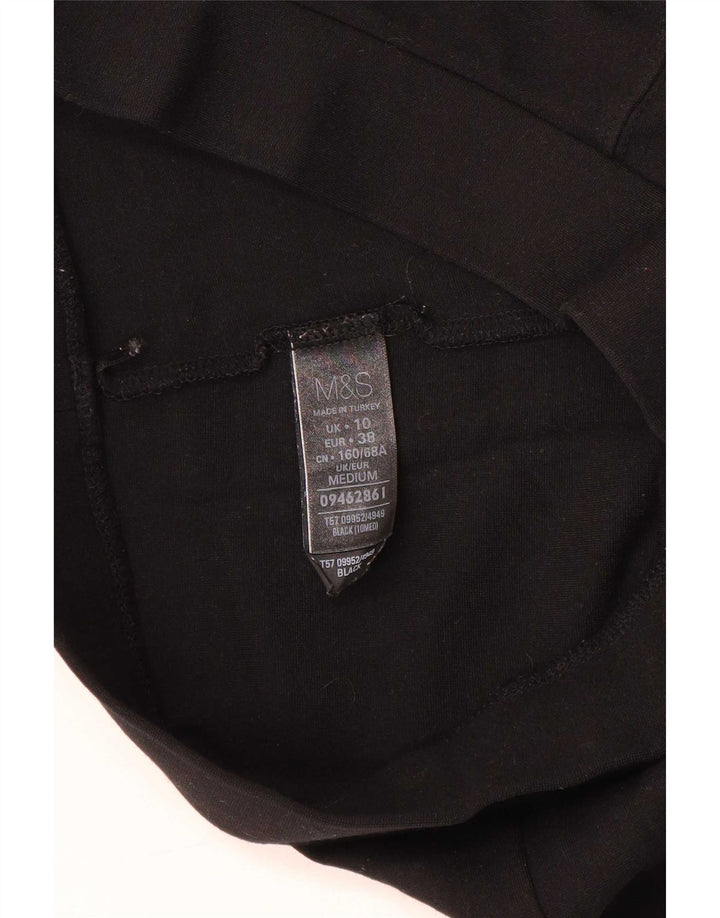 Marks & Spencer Leggings pour femme UK 10 Small Noir Viscose