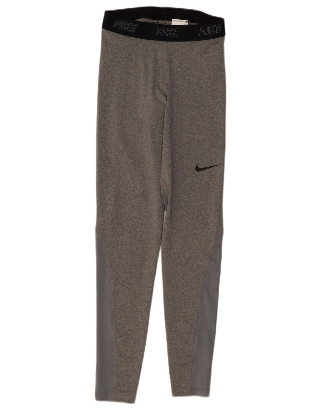 Nike Legging Dri Fit pour femme UK 8 Small Gris Colorblock Polyester