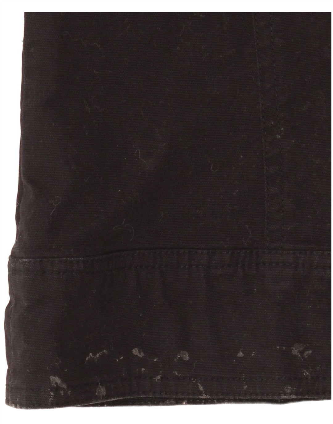 Modana Pantalon Cargo Femme UK 10 Petit Coton Noir