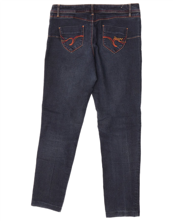 Desigual Jean Skinny W34 L29 Bleu Femme