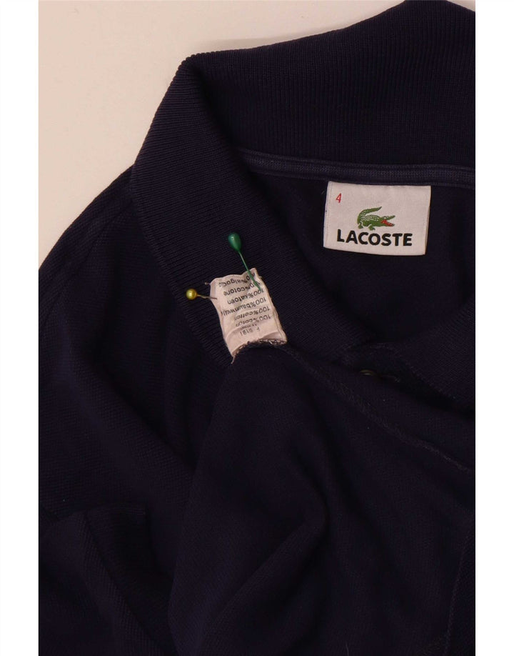 Lacoste Polo Homme Taille 4 Coton Bleu Marine Moyen