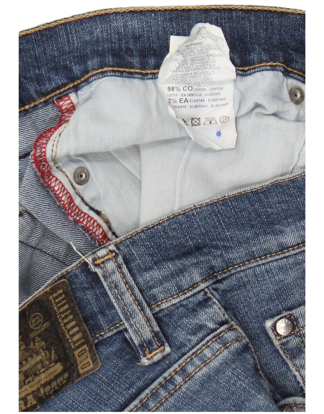 Carrera Jean Slim 717 Homme IT 48 Medium W33 L31 Bleu Coton