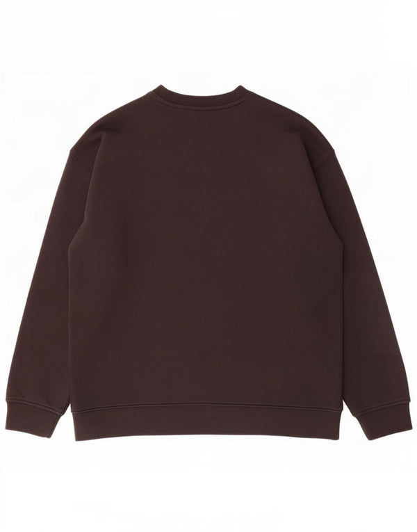 Adidas Sweat-shirt graphique pour homme en coton noir Taille L