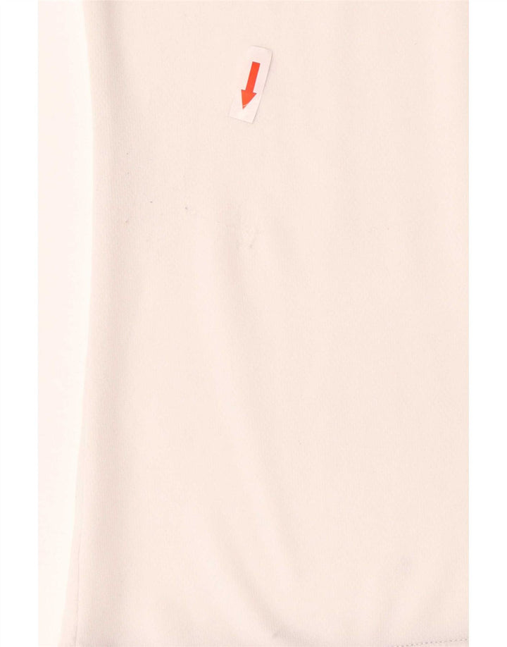 Adidas Climalite T-Shirt Haut Petit Blanc Colorblock Polyester