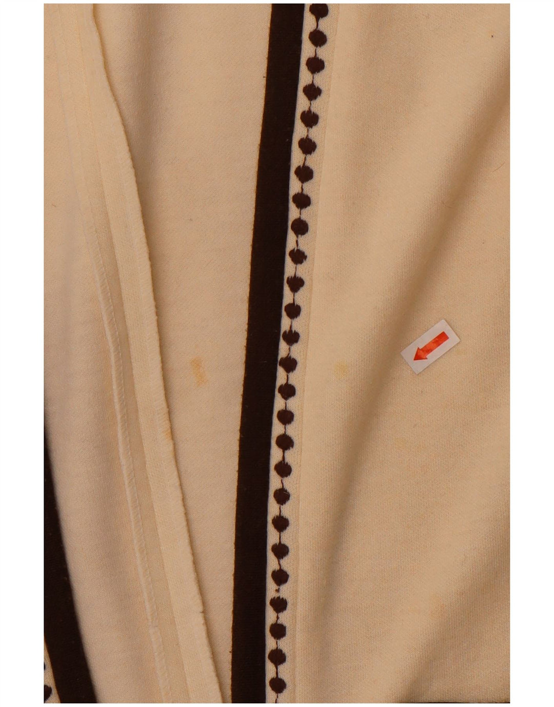 Carre Cardigan ouvert sans manches pour femme EU 42 Large Blanc cassé