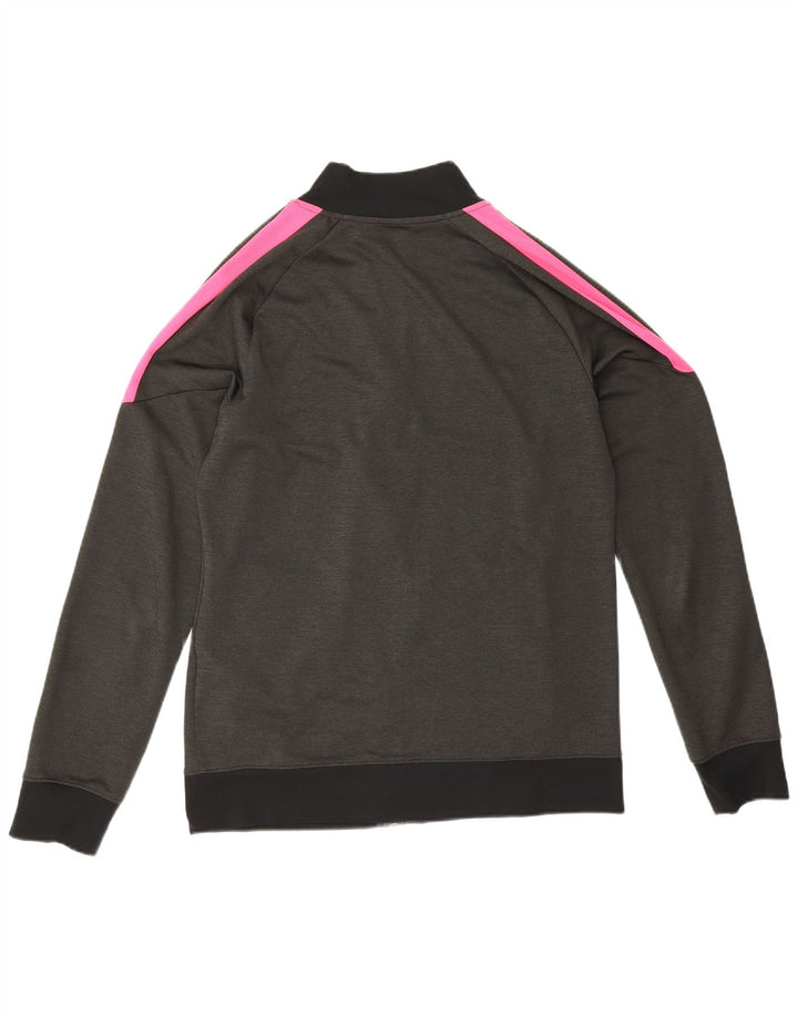 Nike Hommes Dri Fit Survêtement Top Veste Gris Moyen Colorblock Polyester
